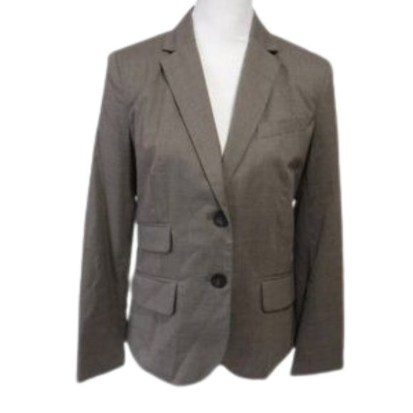 Eddie Bauer Light Brown Wool Blazer 8P NWT - Picture 1 of 7